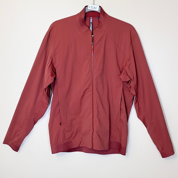 Arc'teryx Veilance Nemis Bomber Jacket - Men's Size M - Orange Brown - Picture 1 of 10